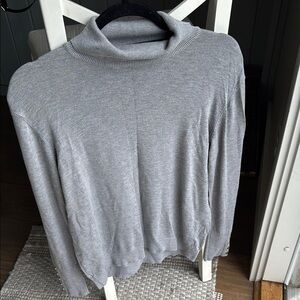 Suzy Shier Gray Turtleneck Sweater